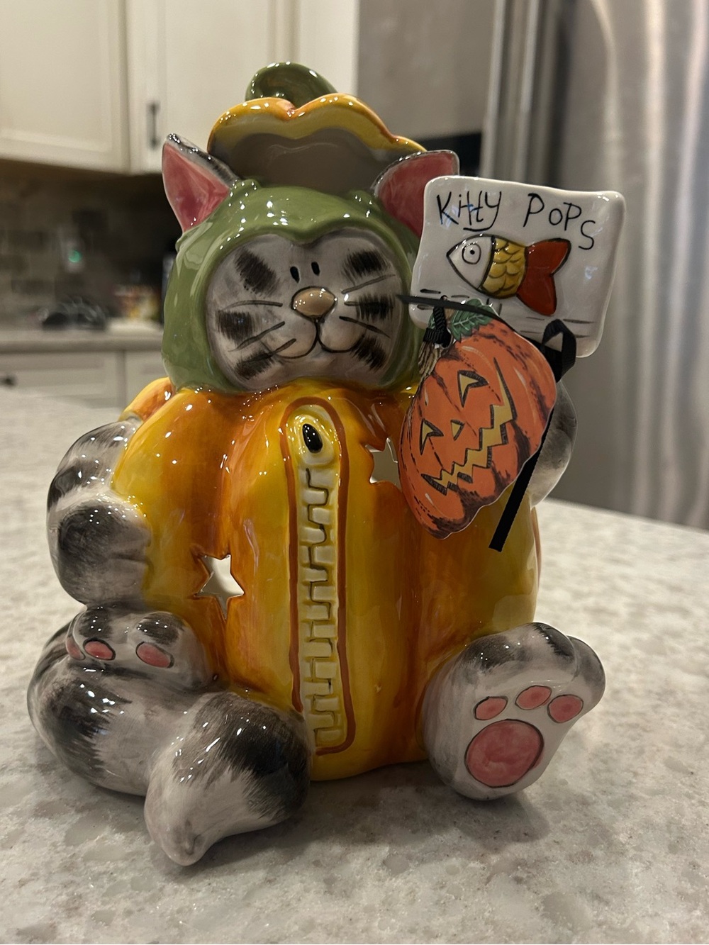 “ New” Blue Sky Clayworks Kitty Pops Halloween Cat